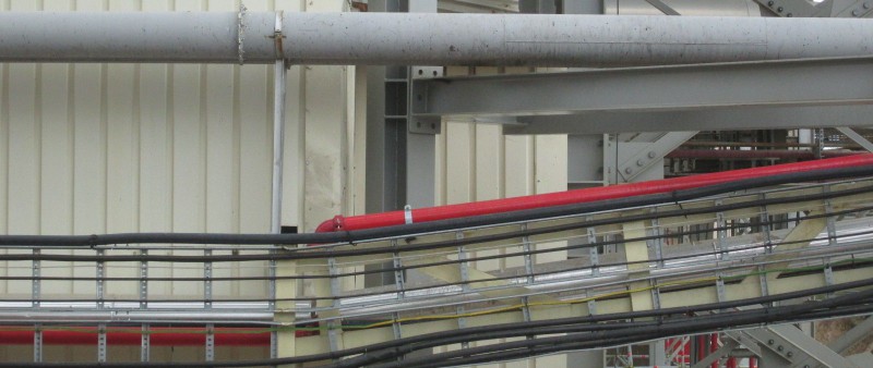 Abluftleitung DN 3.000 inkl. Stahlbau
