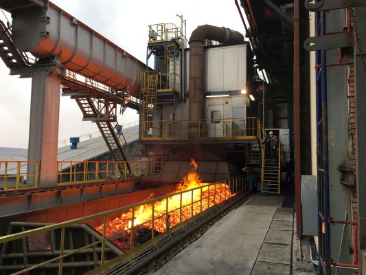 Machine set for a coking plant in Eastern Europe