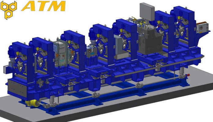 Finishing lines and testing systems for round steel products